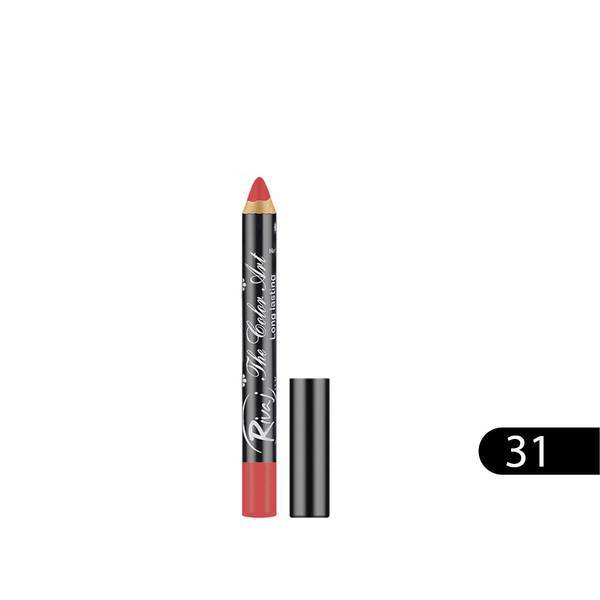 Rivaj UK Matte Lipstick Pencil - Shade 31 (Long-Lasting Lip Crayon)