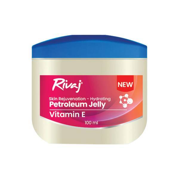 Rivaj Petroleum Jelly with Vitamin E 50g - Moisturizing & Healing Balm