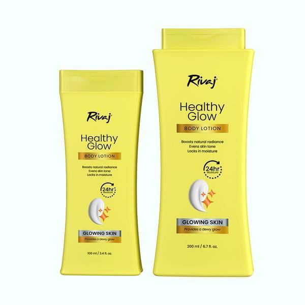 Rivaj Healthy Glow Lotion 200ml - Deep Nourishing Body Lotion for Radiant Skin