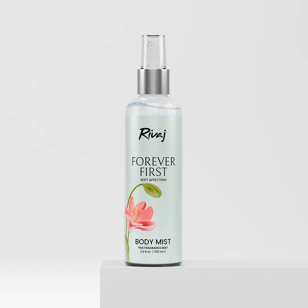 Rivaj Forever First Feminine Body Mist 125ml | Long-Lasting Fragrance Spray