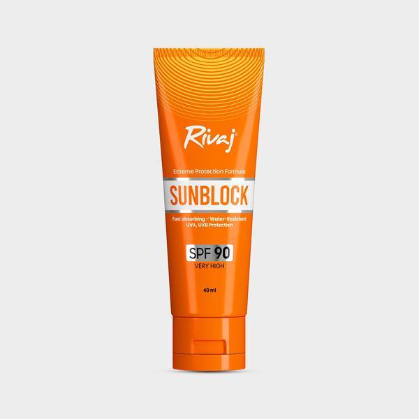 Rivaj UK Sunblock Cream SPF 90 40ml - NR