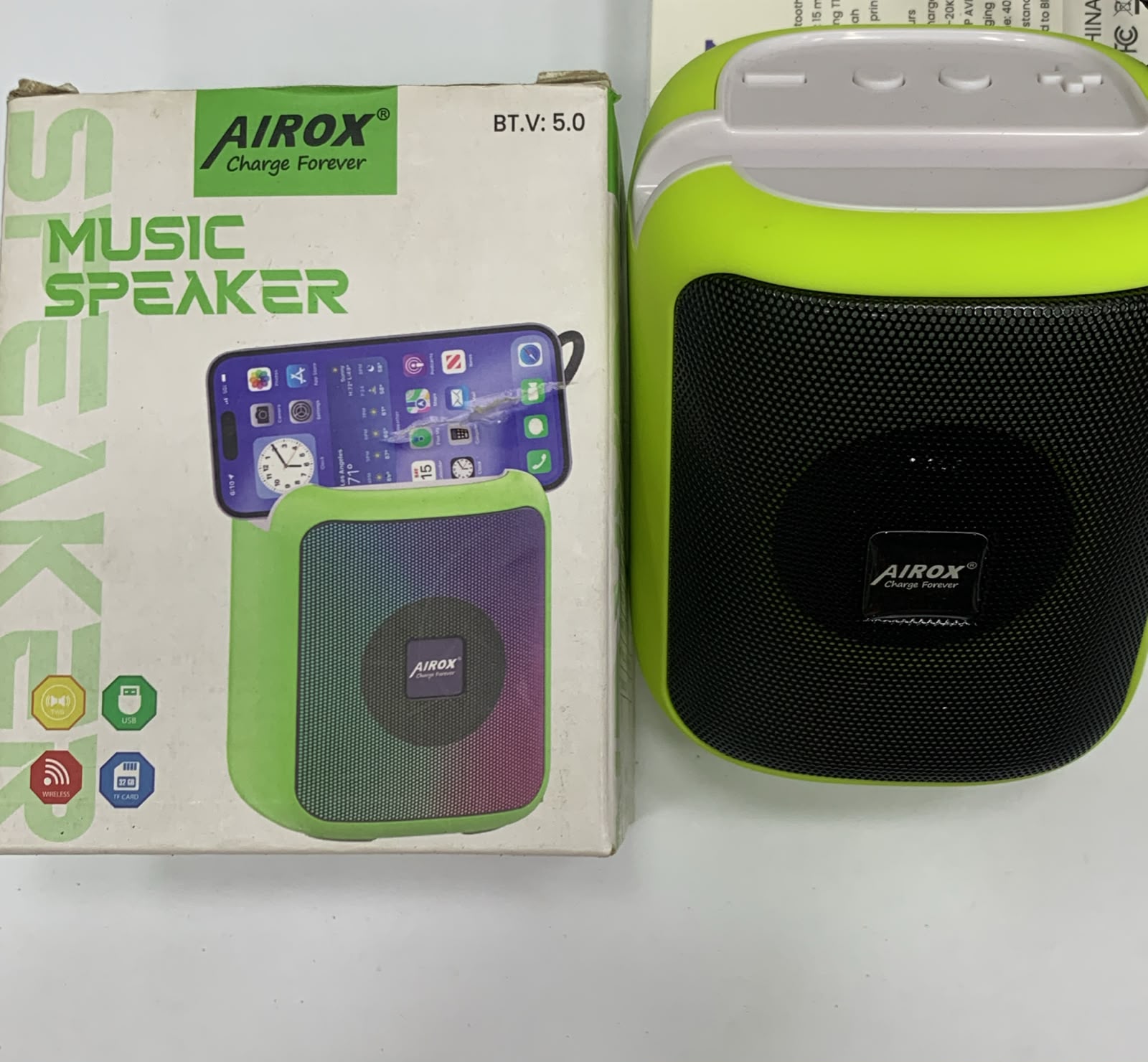 AIROX SP06 SPK Portable Wireless Bluetooth Speaker - High Bass Sound