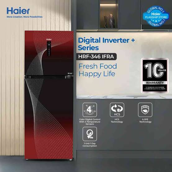 Haier Refrigerator HRF-346 IFGA/IFRA - No Frost Fridge Price in Pakistan