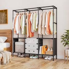 Triple Row Multi Functional Coat Rack & Garment Organizer
