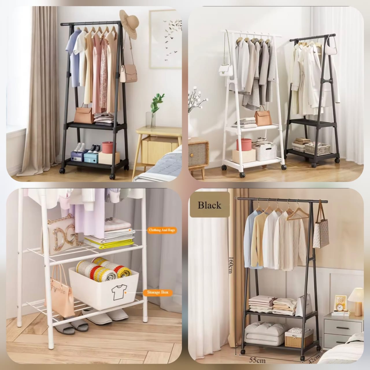 Triangle Wall Mount Coat Rack - Space Saving & Stylish Hanger for Pakistan Homes