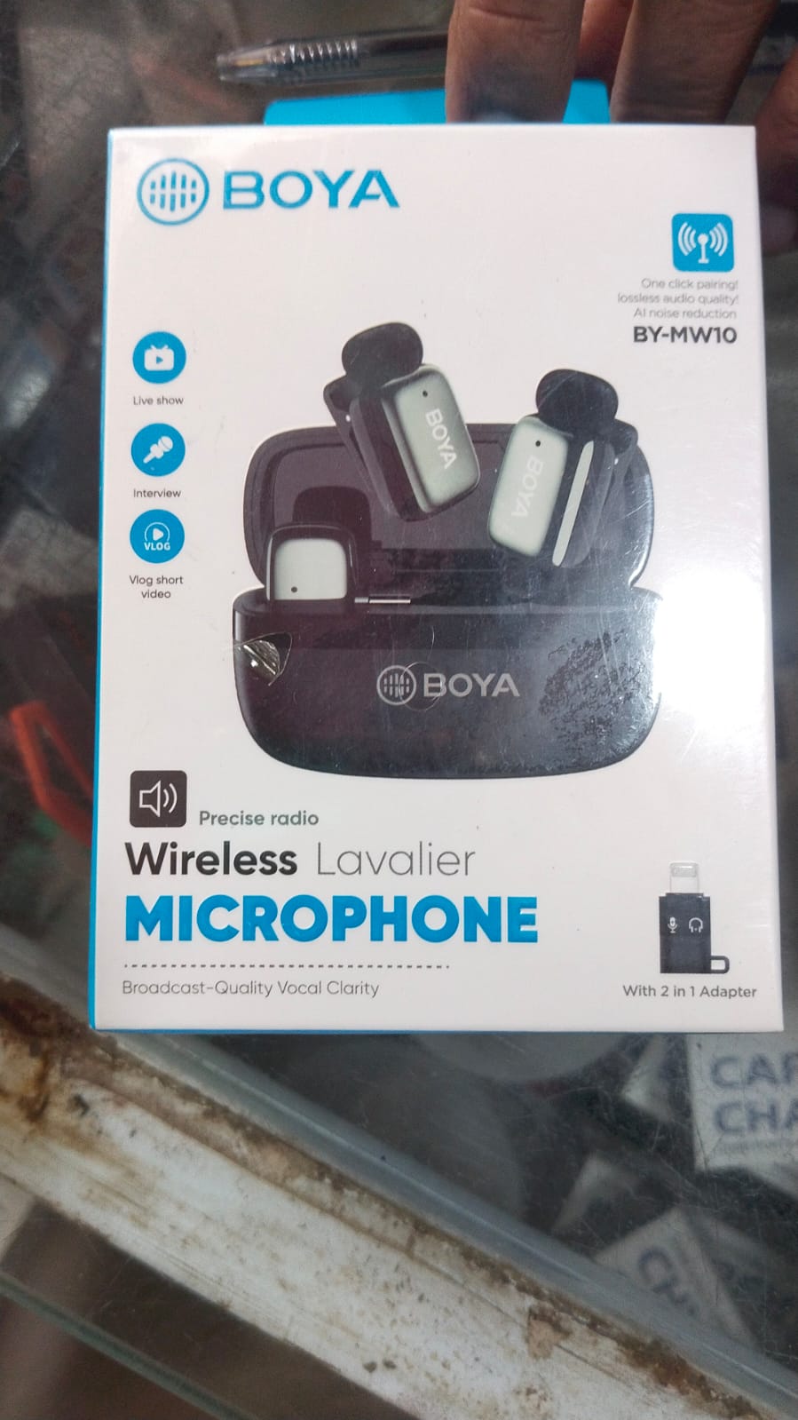 BOYA Wireless Lavalier Microphone (Model: BY-MW10)