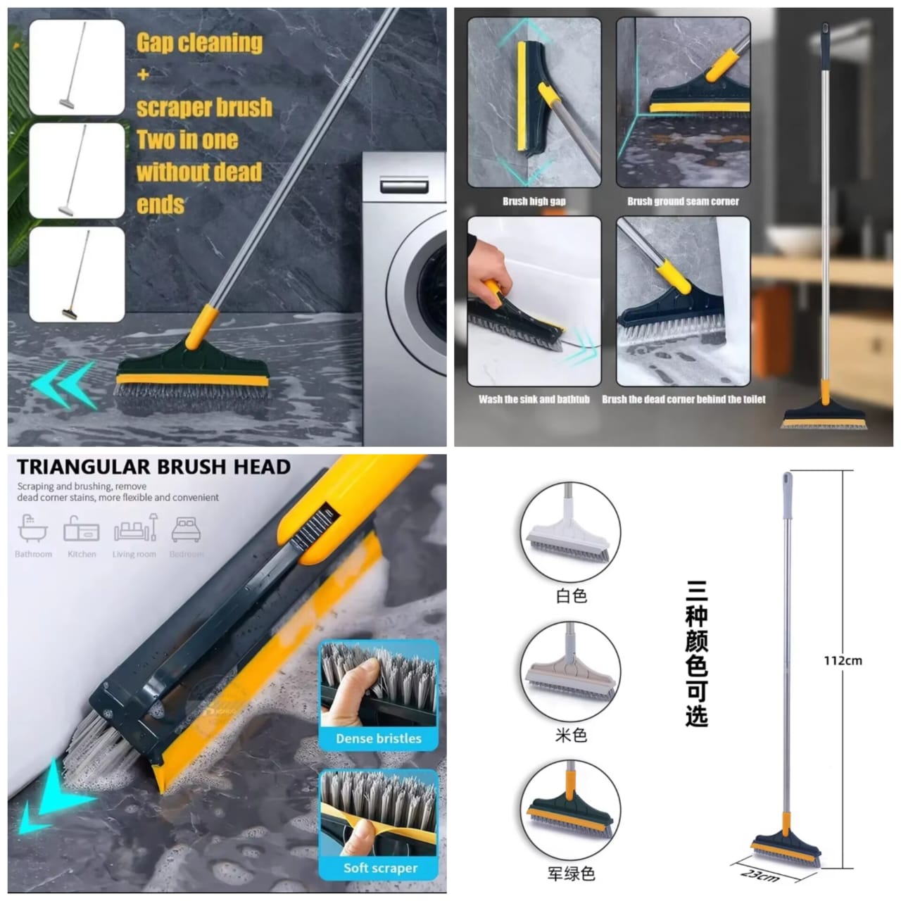 2in1 Brush Viper - Multi-Purpose Cleaning Brush for Home & Car