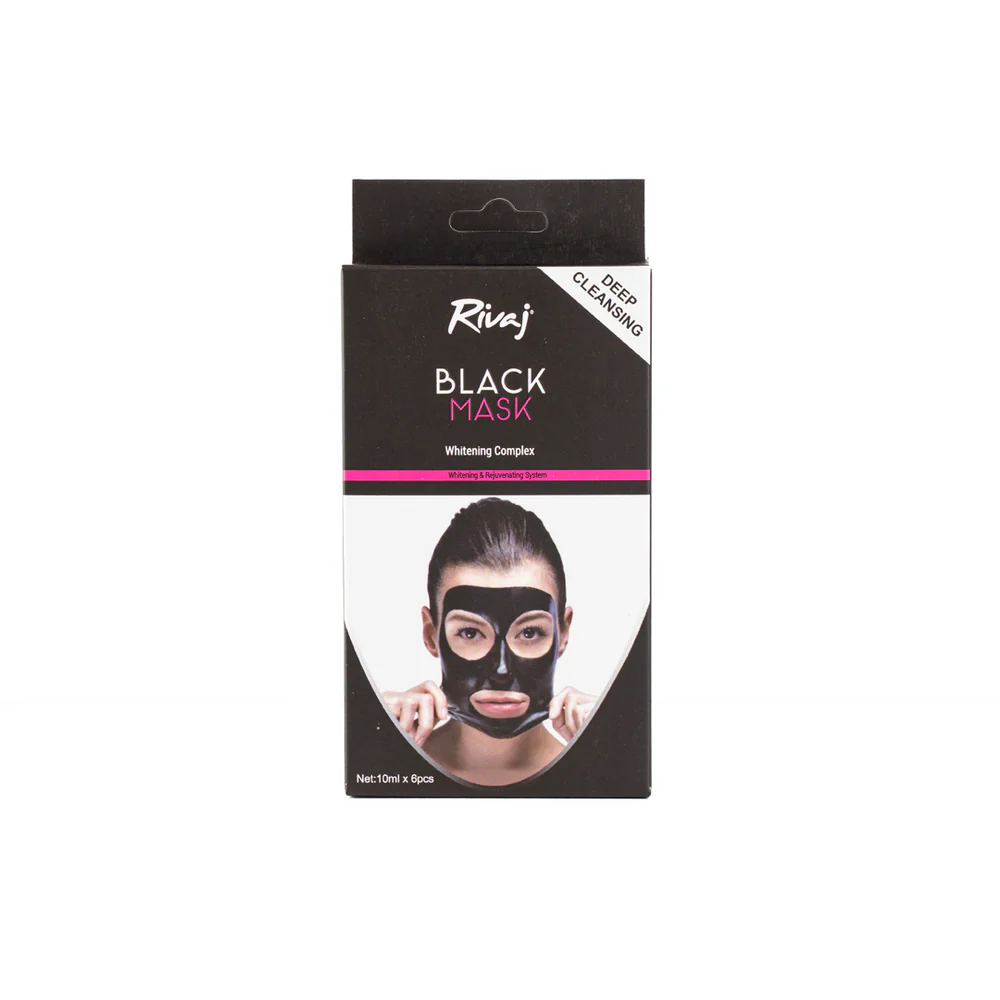 Rivaj UK Deep Cleansing Black Facial Mask 10ml x 6 Pack Price in Pakistan