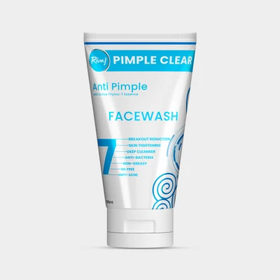 Rivaj UK Pimple Clear Active Face Wash for Women - 100ml