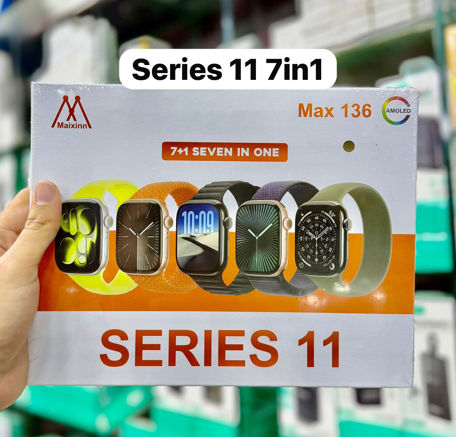 Maixinn Max 136 Series 11 - 7 in 1 Smart Watch ⌚