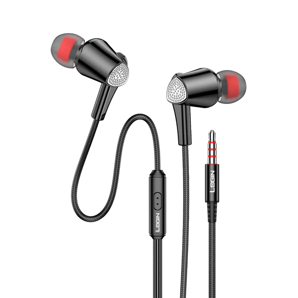 Login L-303 Wired Handsfree Bass Earphones with Mic