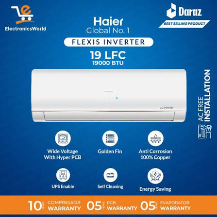 HSU-19 HFS/G/S 1.5 Ton Inverter Split AC - Energy Efficient Cooling for Pakistan