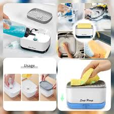New Soap Pump Dispenser for Kitchen & Bathroom - Stylish & Refillable