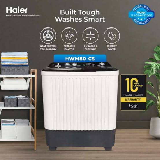 Haier HWM 80-CS Top Load Fully Automatic Washing Machine 8kg