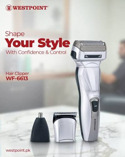 6613 Professional Cordless Hair Clipper & Beard Trimmer for Men