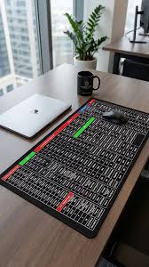 Short Cut Mouse Pad - Ergonomic & Non-Slip for PC/Laptop | Pakistan