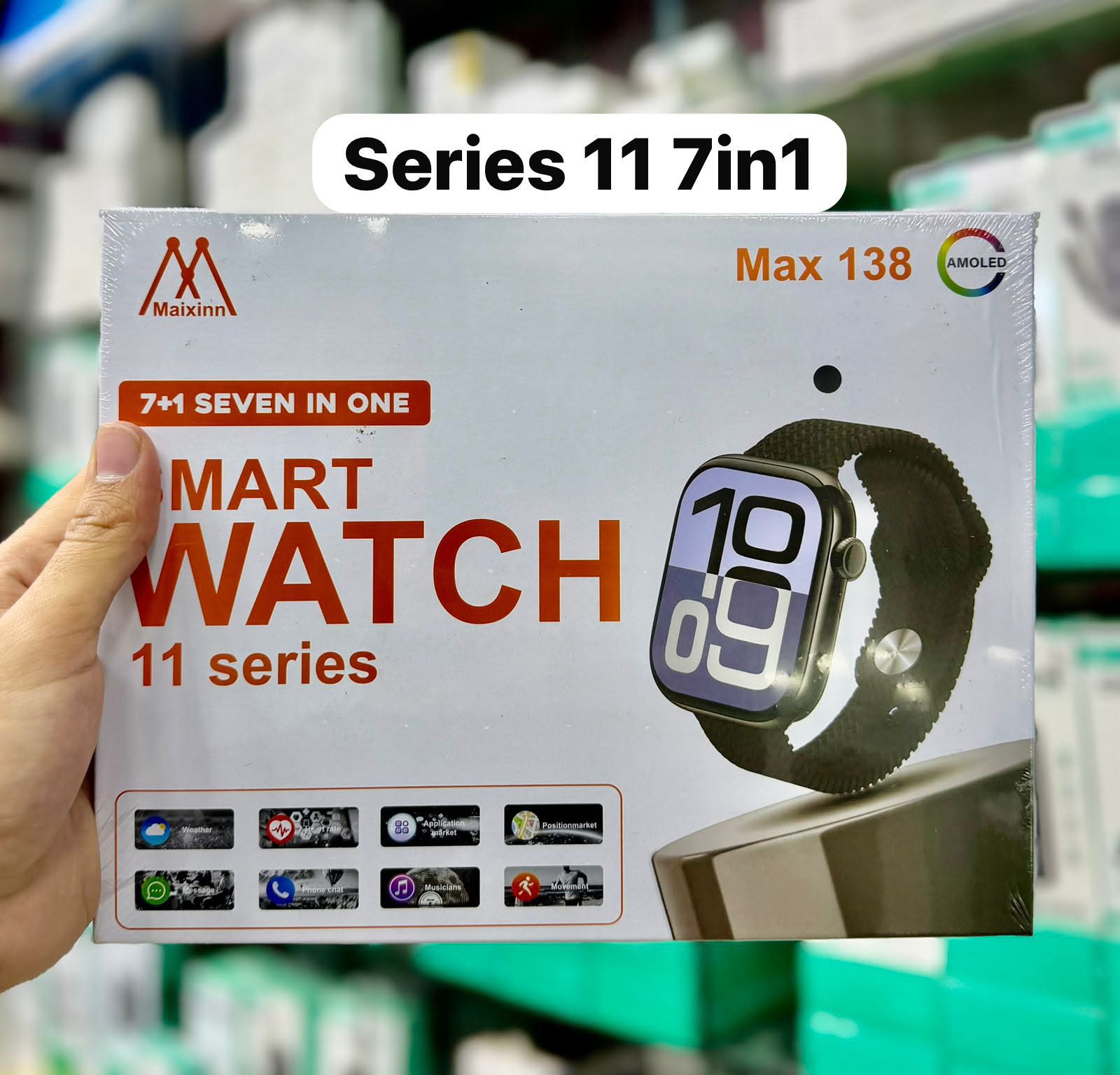 Maixinn Max 138 Series 11 - 7 in 1 Smart Watch ⌚