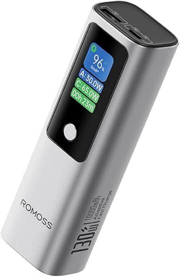 Romoss original powerbank 10,000 mah 130 watt digital display