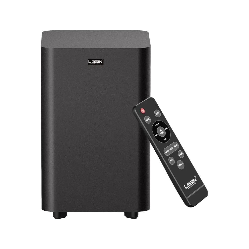 Login L-280 Digital Soundbar with Subwoofer and Satellite Speakers 5.1 Channel Dolby Audio