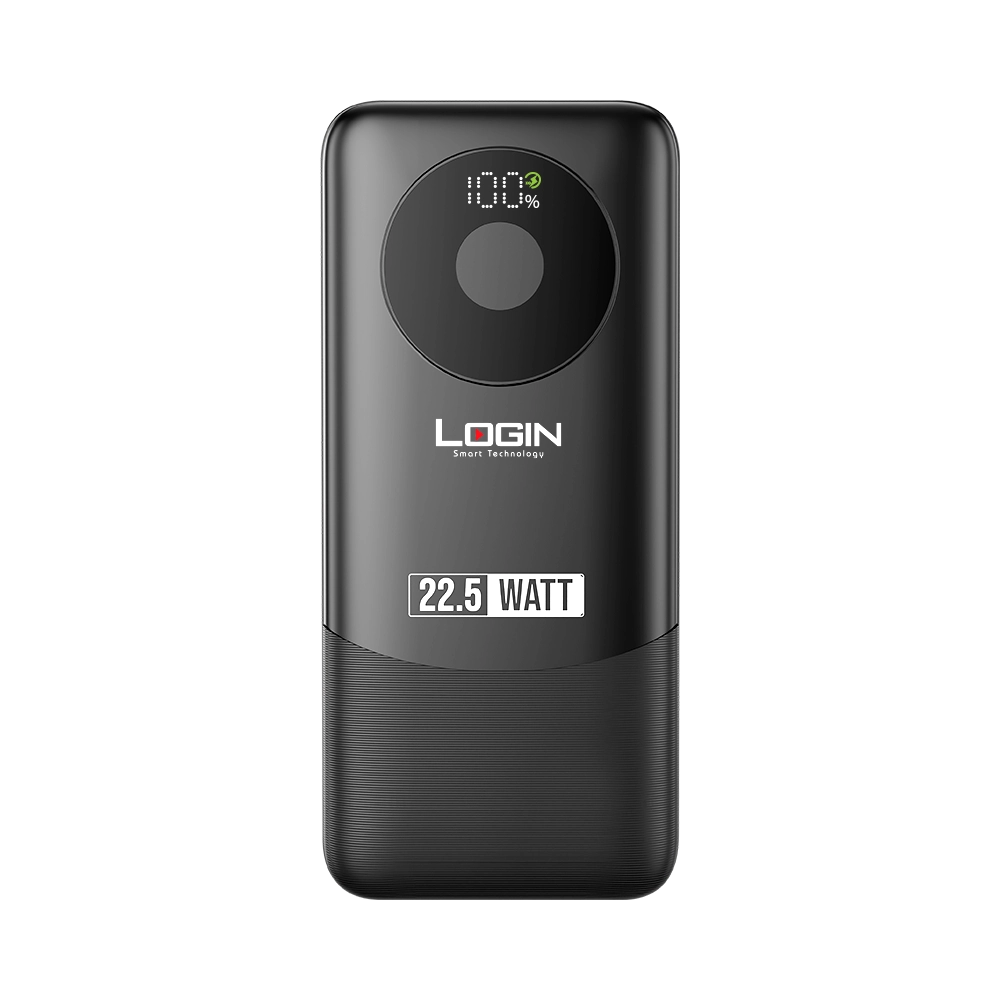 Login L-709 VOLTRA Powerbank 10000mAh Fast Charging Portable Charger