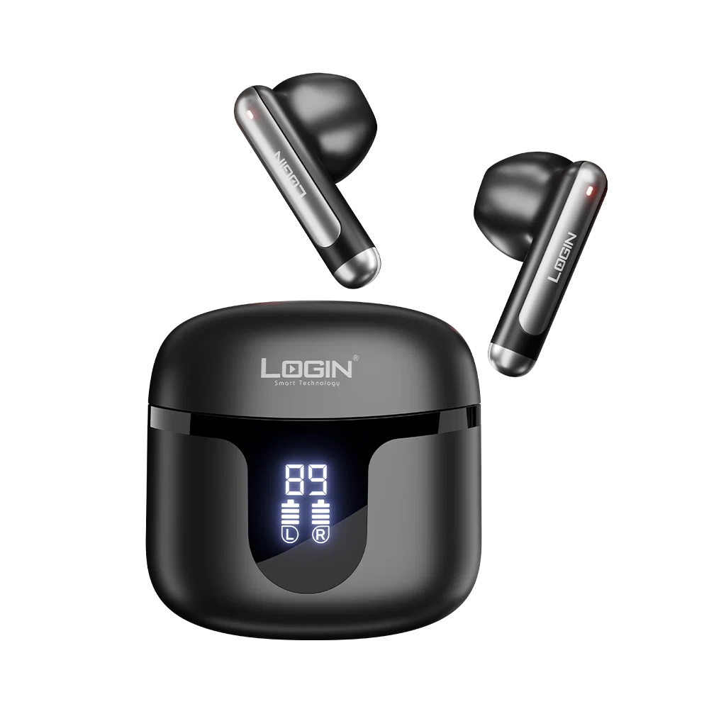 Login L-216 Drake TWS Wireless Earbuds - Bluetooth 5.0, Deep Bass, Noise Cancellation