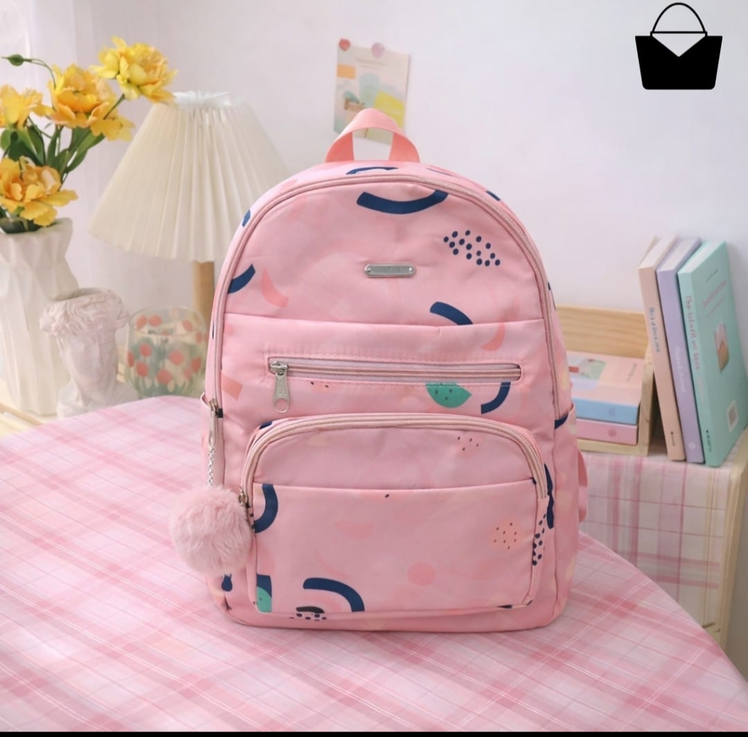 Stylish Printed Backpack for School & Travel - Durable & Trendy Bag in Pakistan