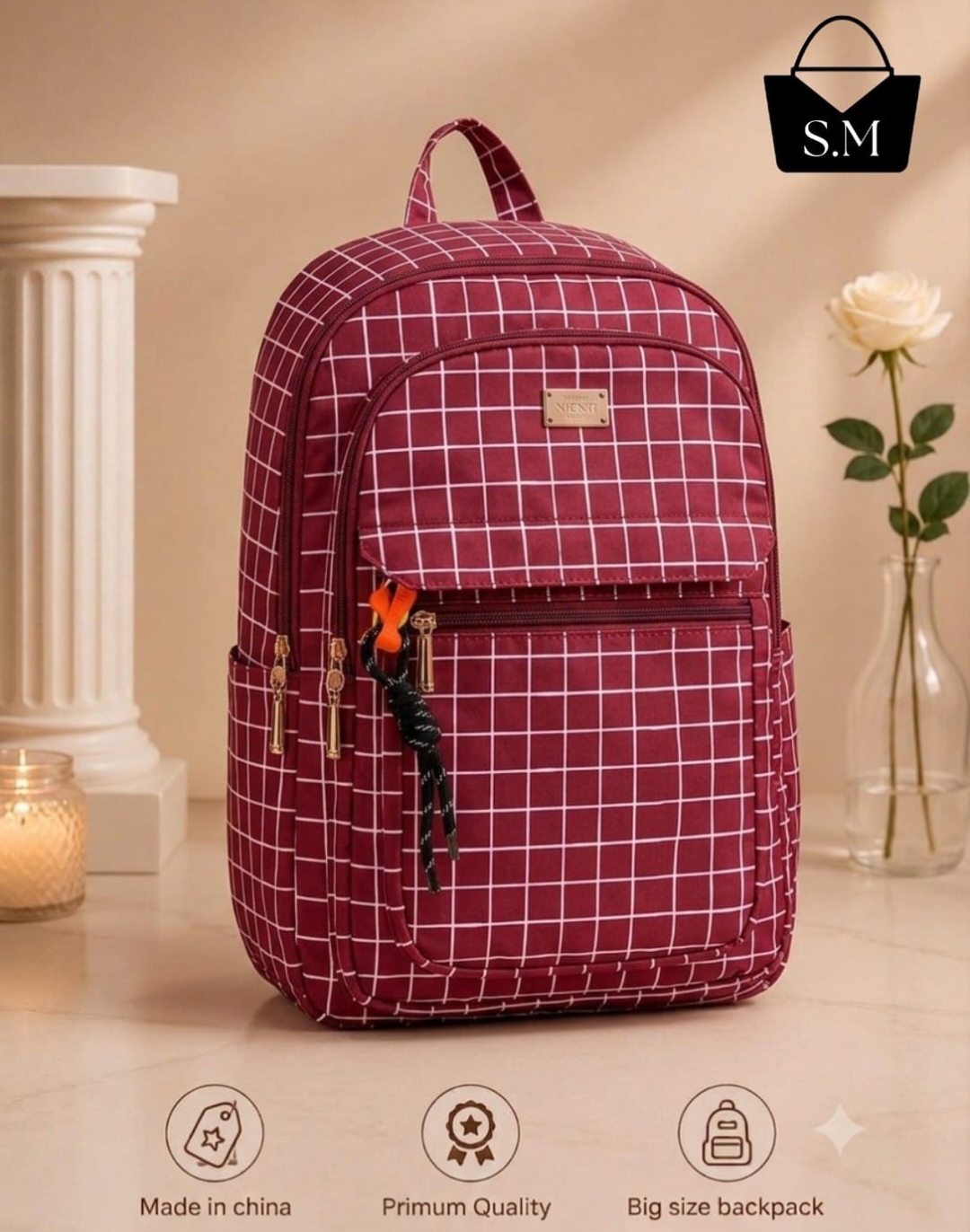 Trendy Backpack for Girls & Boys - Stylish & Durable Bag for School & Travel in Pakistan