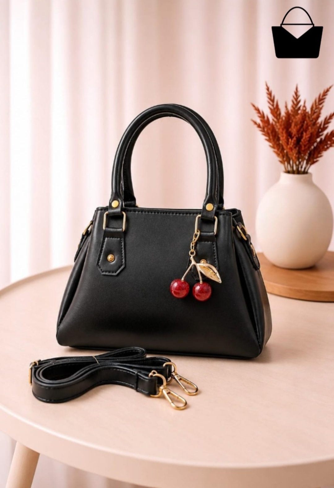 Stylish Printed Cherry Purse for Women & Girls - Trendy Handbag in Pakistan