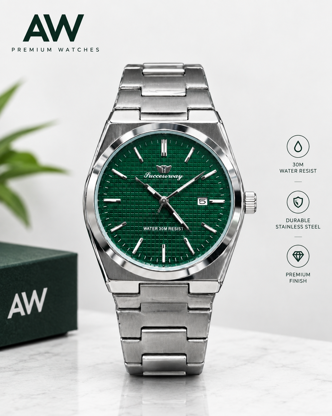 LUXURY WATCH SUCCESSWAY GENTS WEAR LUXURY
