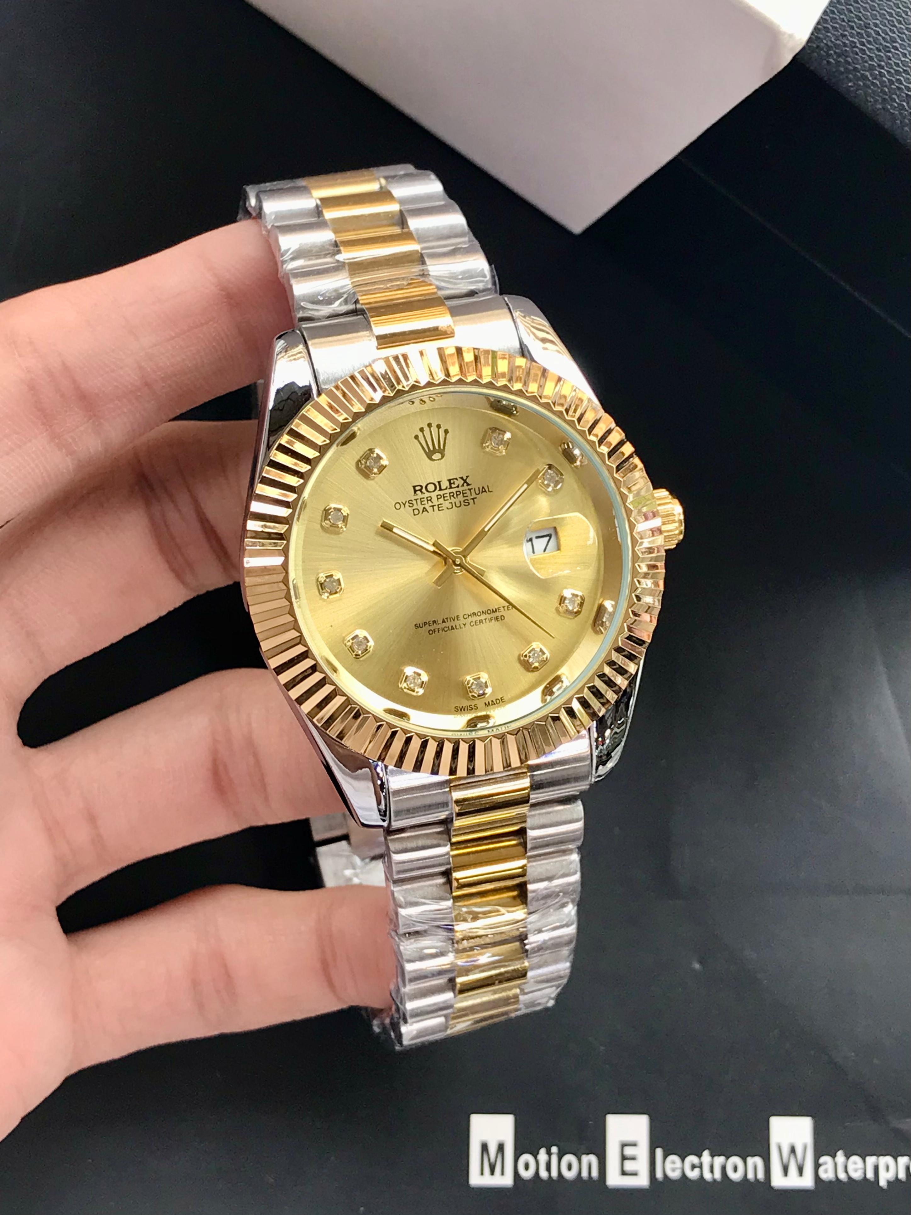 ROLEX Mens Watch Date-Just Model Round Dial Quartz Machine Master Quality